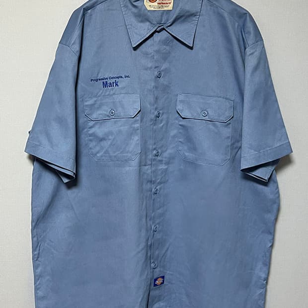 디키즈 2004 올드스쿨 메카닉 남자 반팔 워크셔츠 미국판 4XL 120