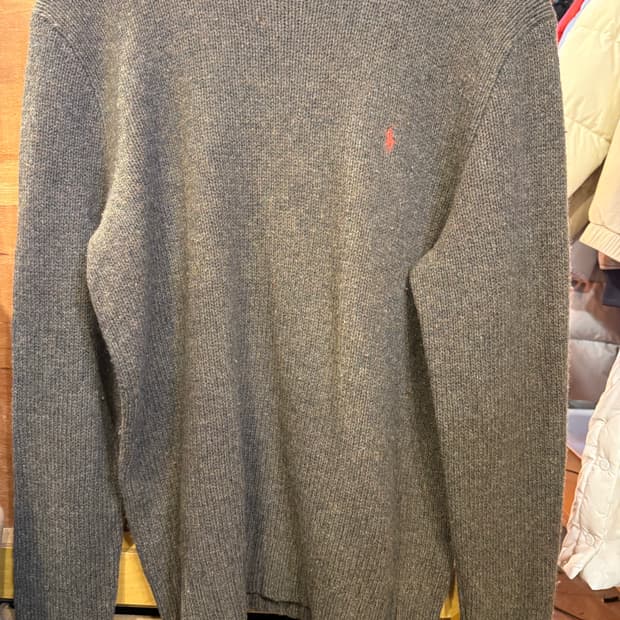 폴로 랄프로렌 오렌지포니 브라운 니트