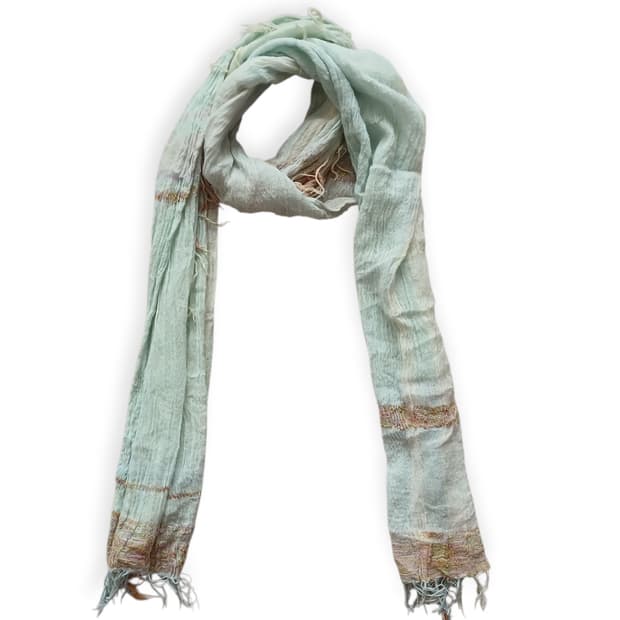 모리걸 하늘색  머플러 