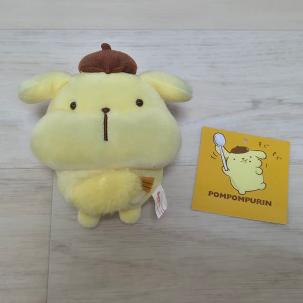 산리오 폼폼푸린 오오모리 인형 키링 마스코트