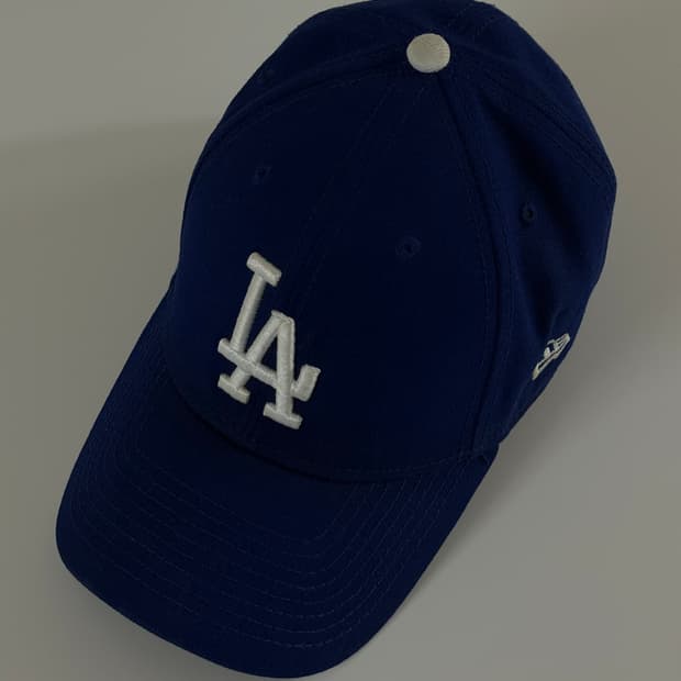 뉴에라 MLB LA다저스 미국 국기 패치 볼캡 블루