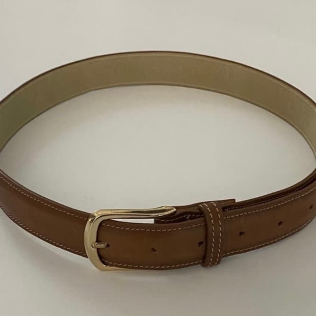 스티치 벨트(브라운)