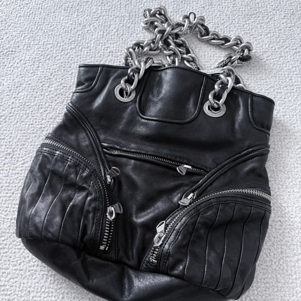 디젤 빈티지 체인 숄더백 y2k