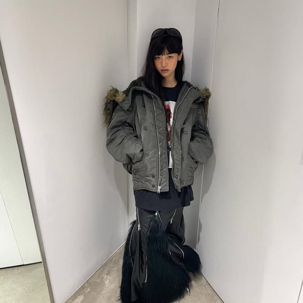 나야와시님 착) JUNYA WATANABE 25AW 오버사이즈 봄버 자켓