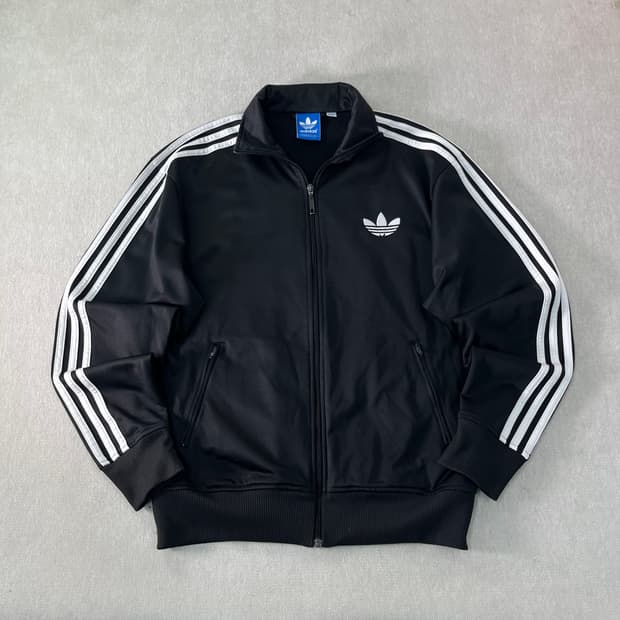 100 아디다스 블랙 파이어버드 트랙탑 져지