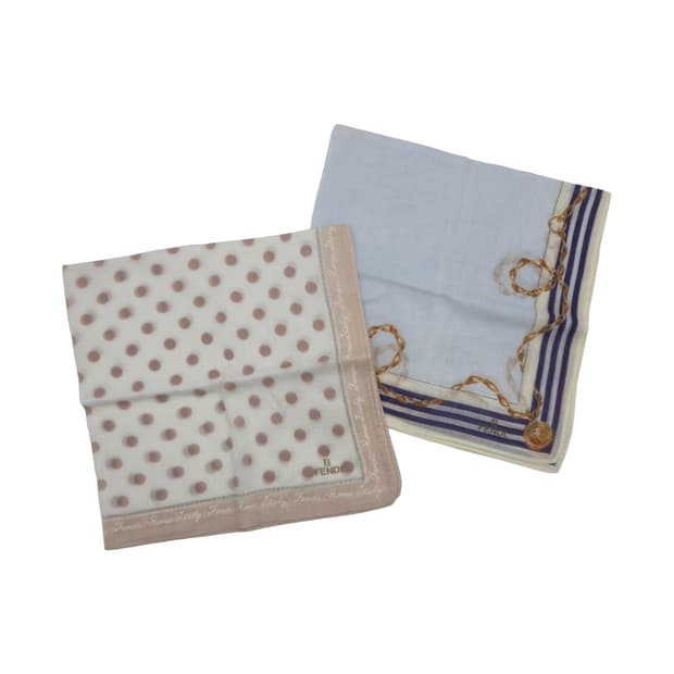 FENDI 펜디 손수건 스카프 2장 세트 [FB11735-1228-05]