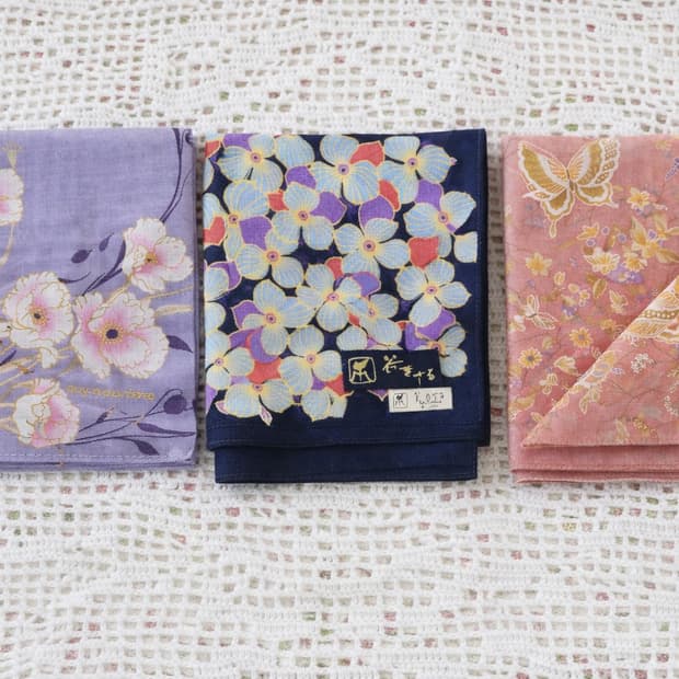 새제품 일본 손수건 3장 일괄