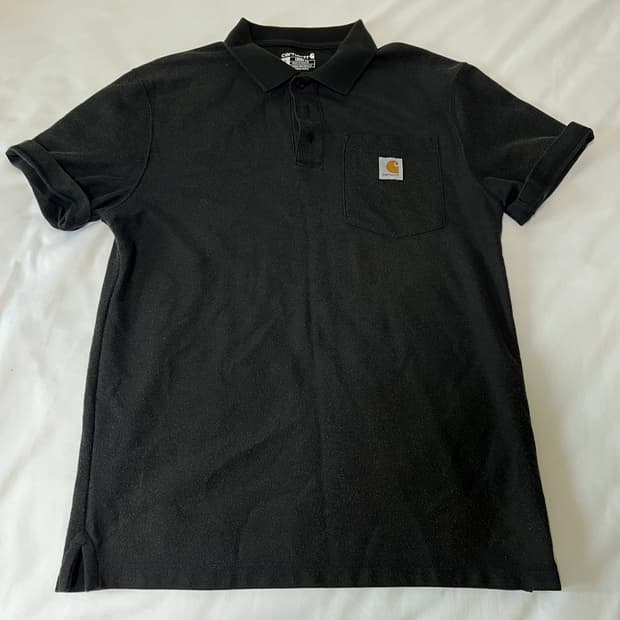 S) 칼하트 카라 반팔티