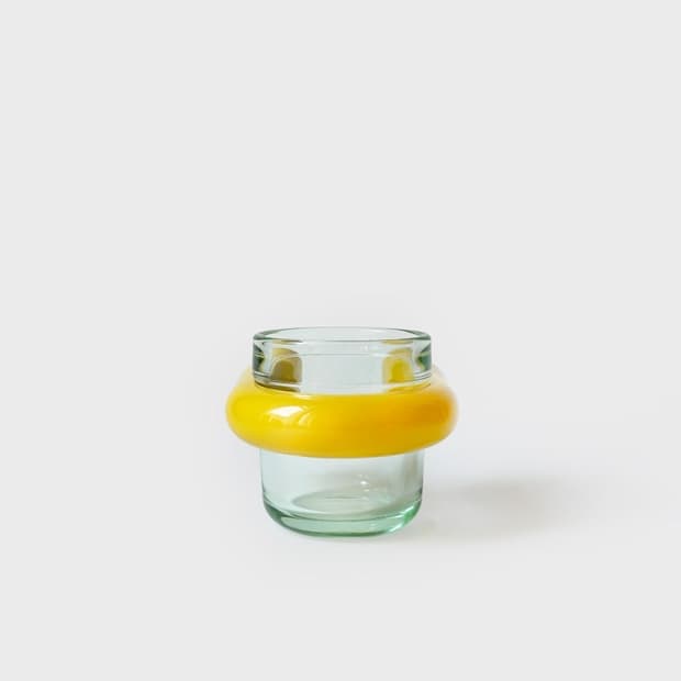 Vintage hewi toothbrush holder─glass