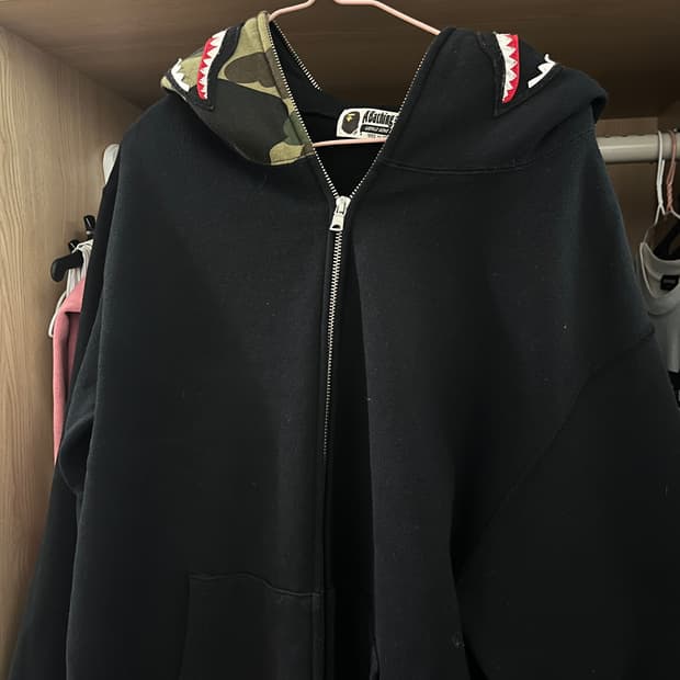 베이프 반카모 후드집업 xl