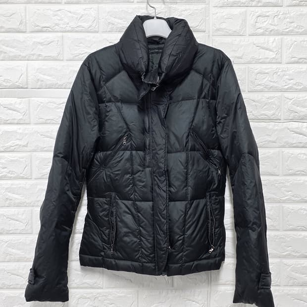 택포// 캘빈클라인 CK 여성 다운 숏패딩 M