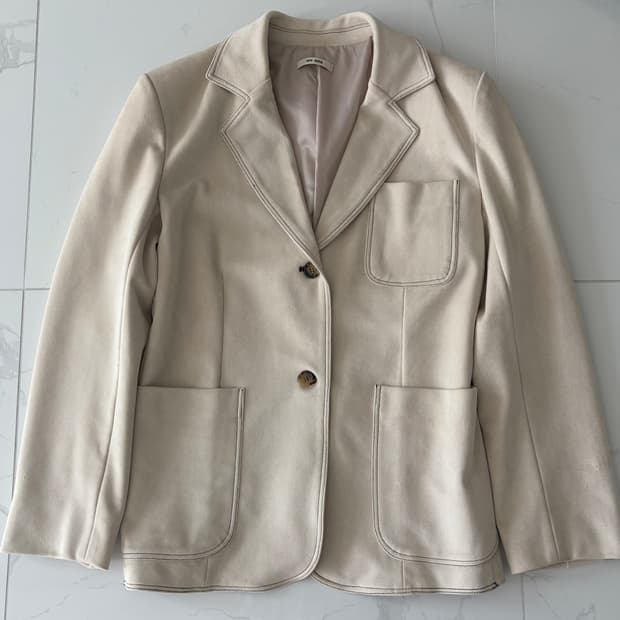 WE ARE 스웨이드 자켓