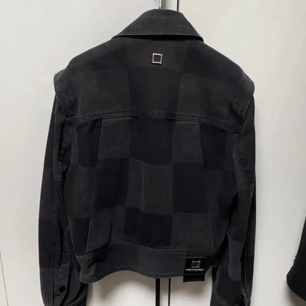 Wooyoungmi 체크 데님자켓
