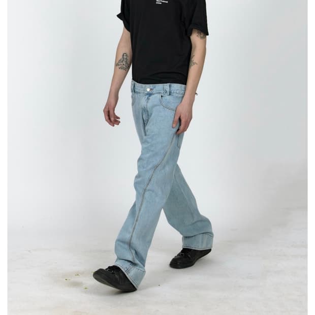 플라스틱 프로덕트 MPa DRIFT DENIM PANTS 블루