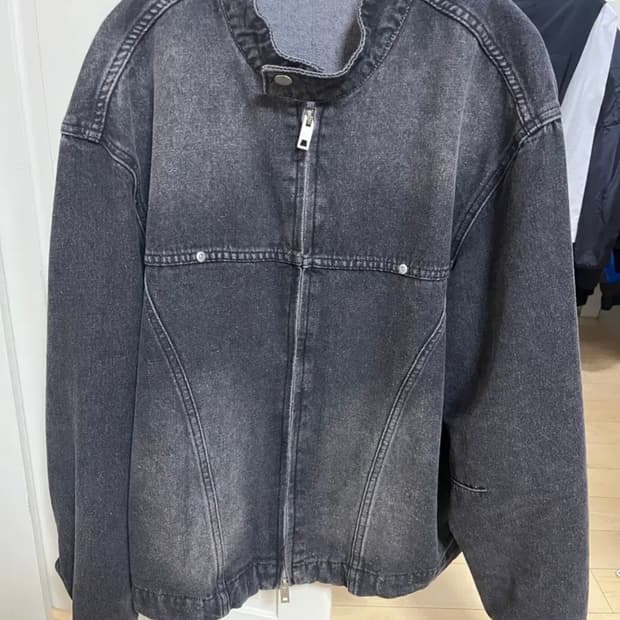 라퍼지스토어 데님 라이더 자켓
