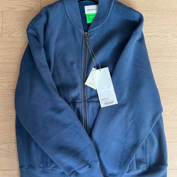 카키스 오버다이드 트랙 자켓 라이트 네이비 m