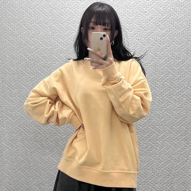 앤더슨벨 모던 캐주얼 빈티지 레트로 00's 맨투맨 L C10903