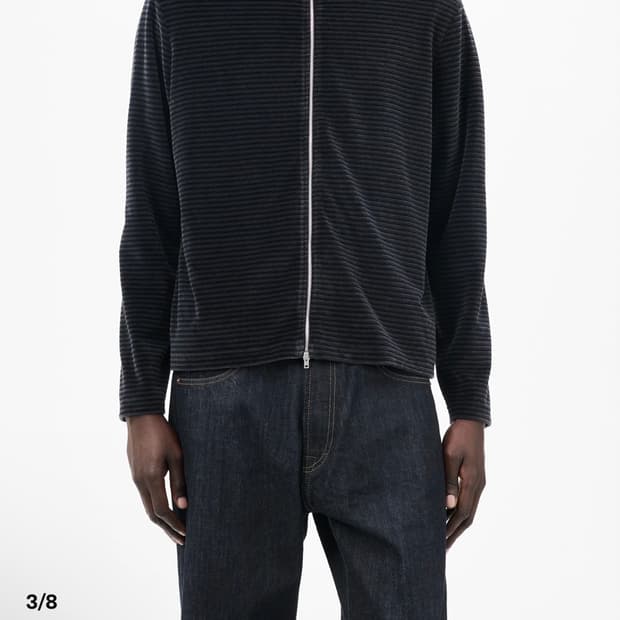 아워레가시 SHRUNKEN FULLZIP POLO