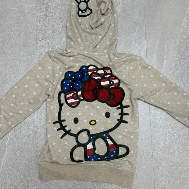 Hello kitty hood zip-up