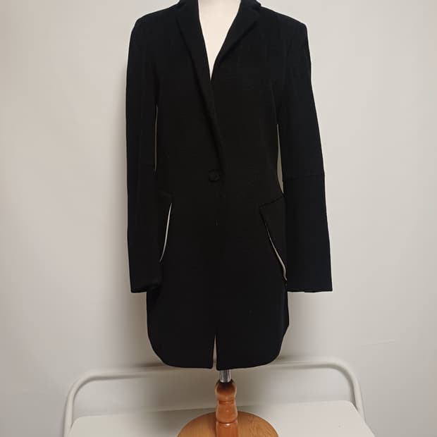 TIME 타임 / 여성 55 / 울+캐시미어 블랙 코트