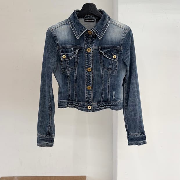 dkny jeans 워싱 데님 자켓