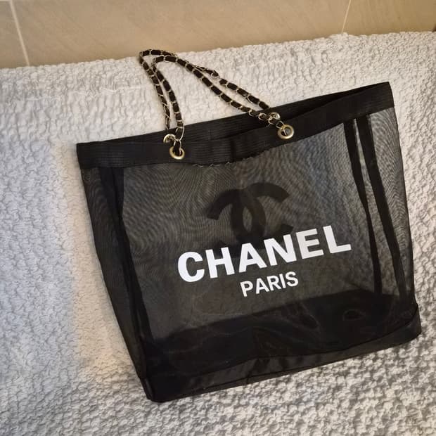 샤넬 노벨티 메쉬 망사백