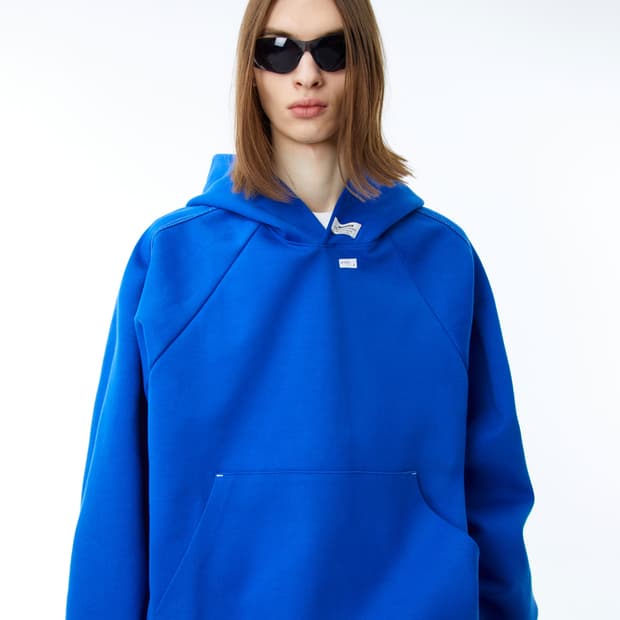 아더에러 24SS Langle 후드 블루