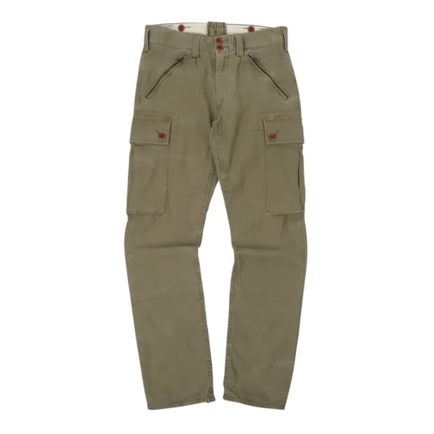 폴로 랄프로렌 카키 서플러스 스트레치 슬림핏 카고팬츠