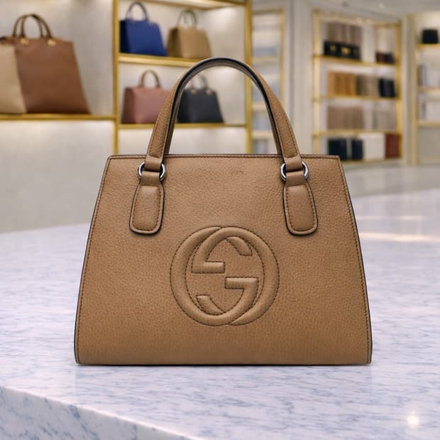 [A급] 구찌 소호 가죽 토트백 스몰 판매합니다!!!