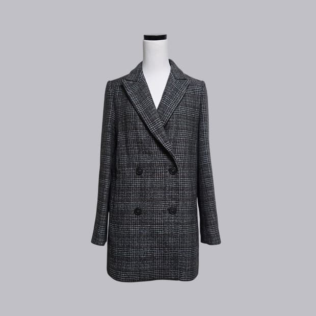 지컷 울 롱 자켓 