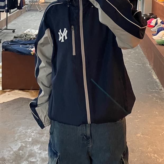 MLB 뉴욕 양키스 네이비 바람막이 H2002