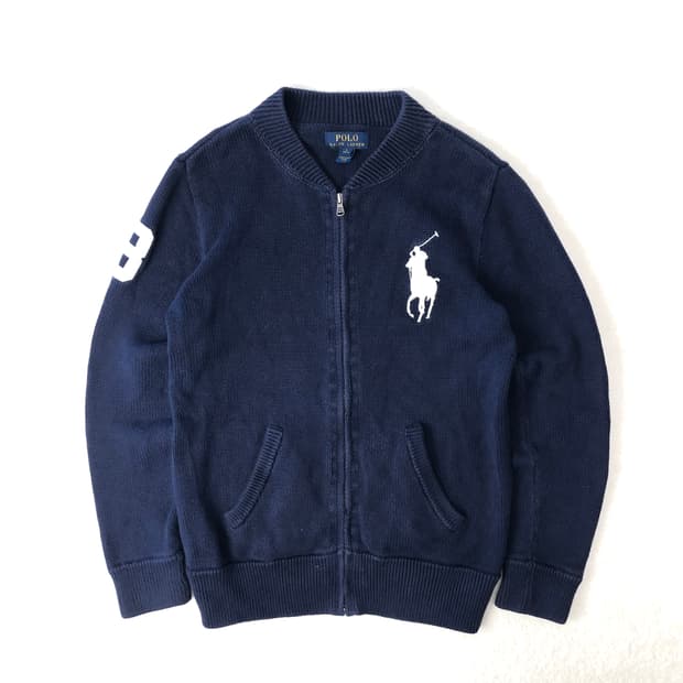 폴로 랄프로렌 빅포니 니트 집업 