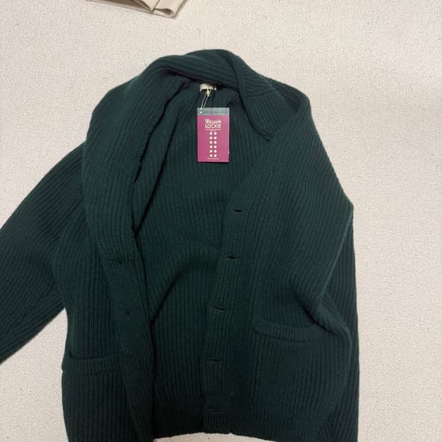 윌리엄로키 숄카라 가디건 42사이즈