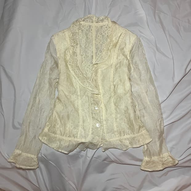 Japanese Vintage . 시스루 오리엔탈 자켓