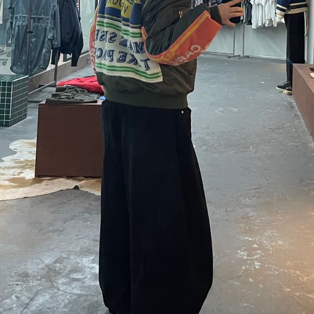 SEOUL COLLECTION 스트리트웨어 패치 항공점퍼 H2313