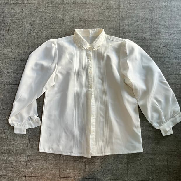 일본빈티지 하구미모리걸 달천깔페어리 영국공주풍 레이스 블라우스