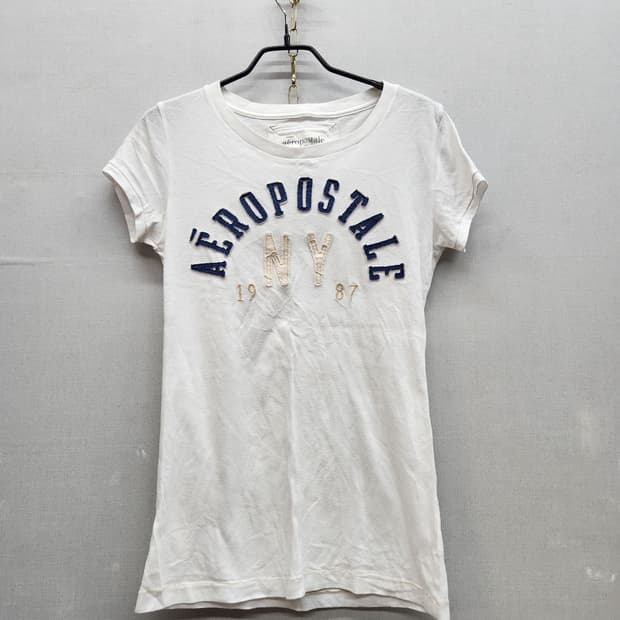 에어로포스테일 Y2K 빅로고 반팔티 M(XS~S)