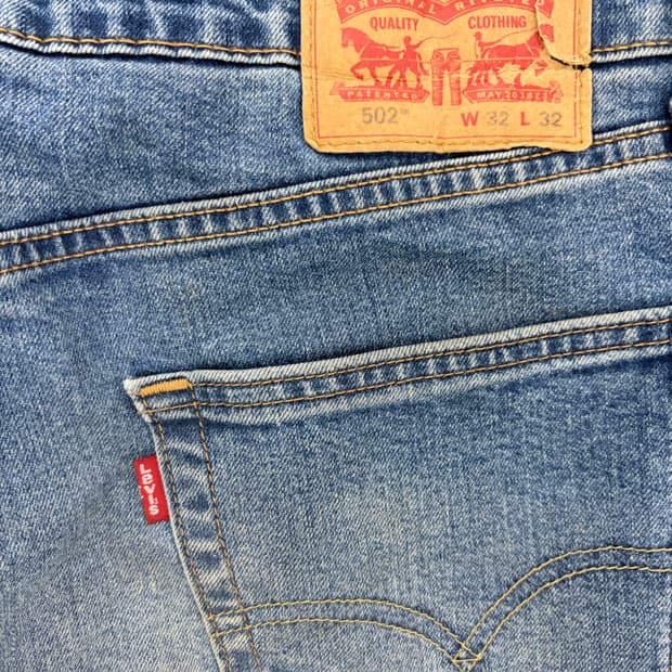 리바이스 502 레귤러 테이퍼드 데님 32/32