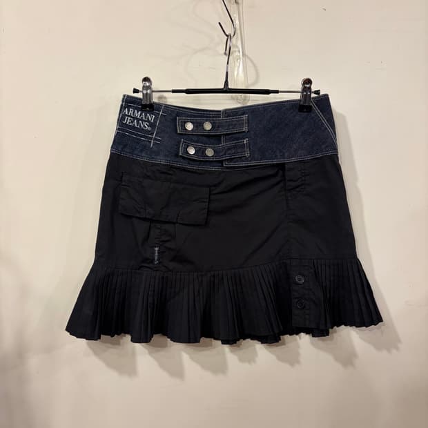 아르마니 플리츠 스커트