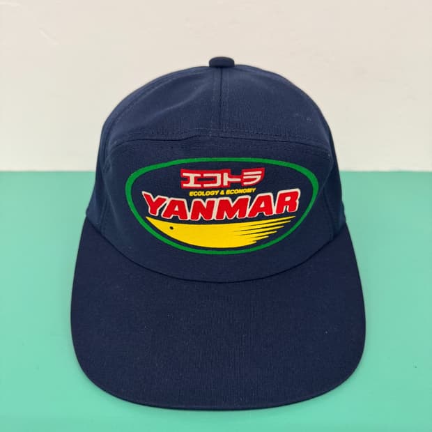 빈티지 일본 얀마 YANMAR ECOLOGY 트러커 모자 캡