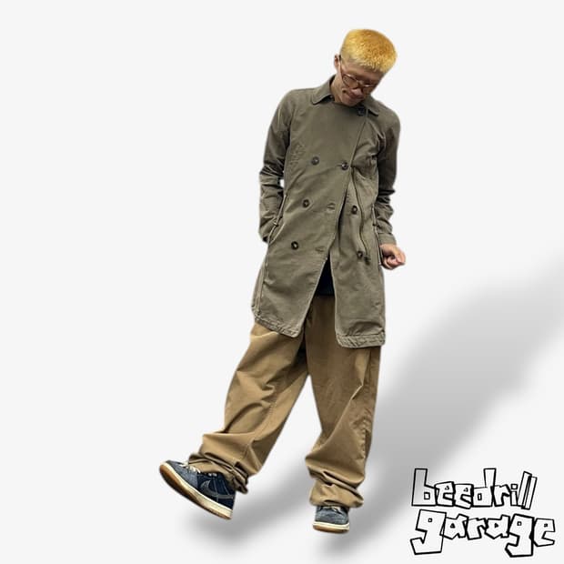 꼼뜨와데꼬또니에 더블브레스티드 트렌치 야상코트