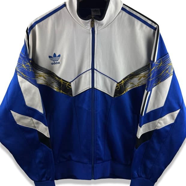 90s 아디다스 올드스쿨 포카리 가오리핏 트랙탑 져지2754