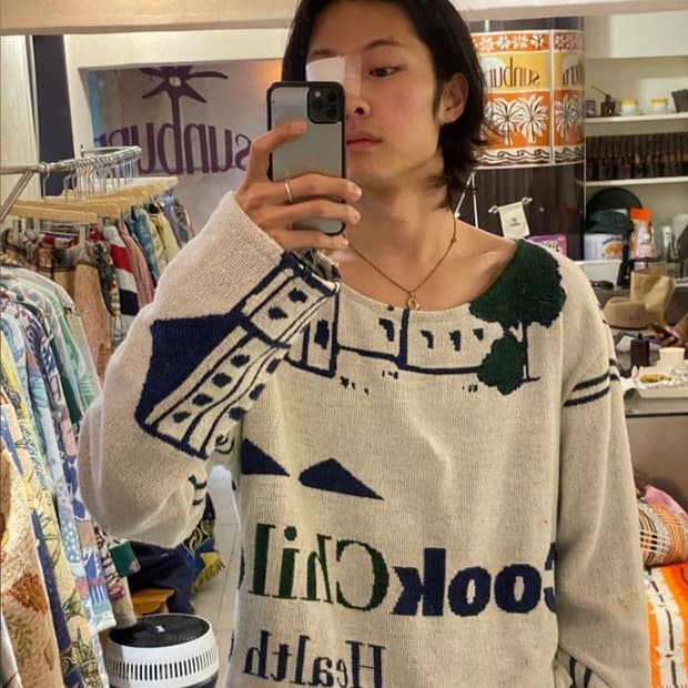 썬번 이종원 니트 OS