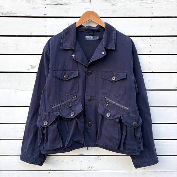 Polo 90s 폴로 피싱 유틸리티 헌팅 자켓