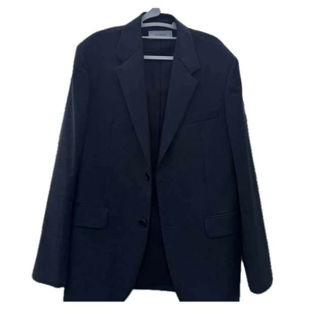 토니웩 시그니처 2버튼 블레이저 정장 차콜 그레이 M