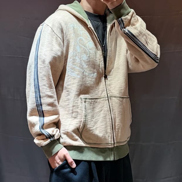 XL Japan 일본 스케치 베이지 후드집업