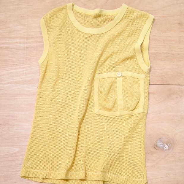 mesh pocket sleeveless