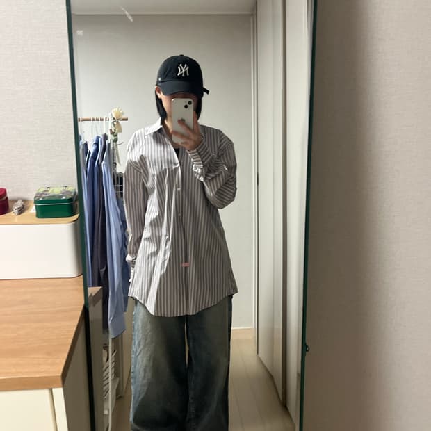 hugo boss 스트라이프 셔츠 XL