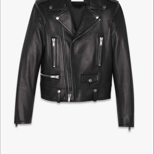 생로랑 l01 더블라이더 자켓