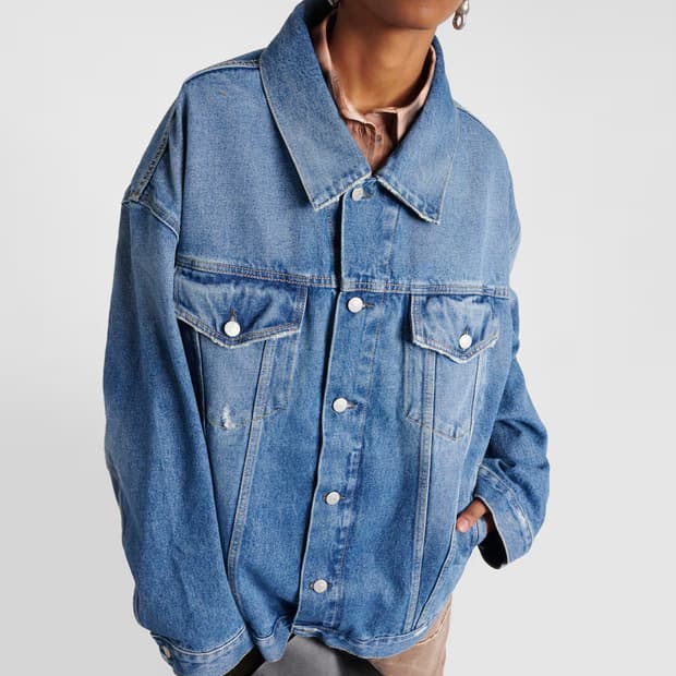 아크네 오버사이즈 데님자켓